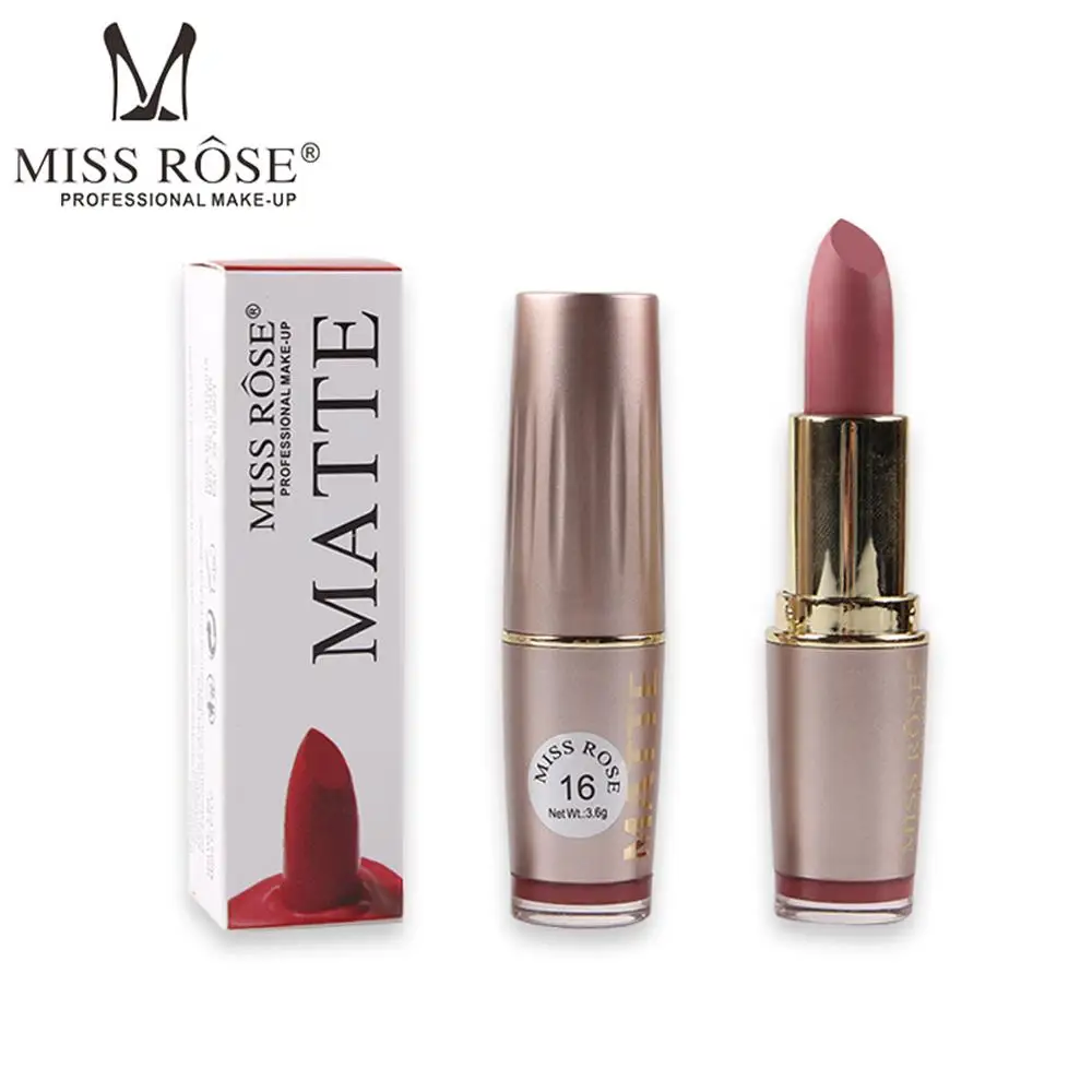 

6 Colors Velvet Semi Matte Lipstick Makeup Moisturizing Long Lasting Easy to Wear Cosmetics Non drying Lip Gloss