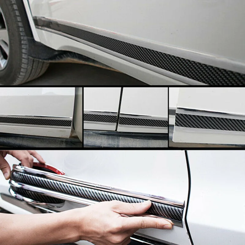 

Car Anti-Scratch Strip Door Plate Sill Protector Sheet Film Sticker Bumper Parts