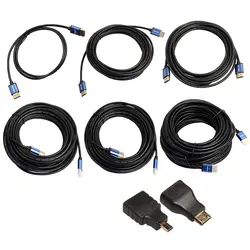 5 м/10 м/15 м Алюминий HDMI кабеля + мини и Micro HDMI адаптер HDMI V1.4 провода кабель для 720 P 1080P HD 3D для Xbox HDTV