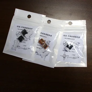 

100pcs/lot Black Gold Plating USB Charger Cable Protector Colorful Earphones USB Data Cable Cover For iPhone Samsung HTC