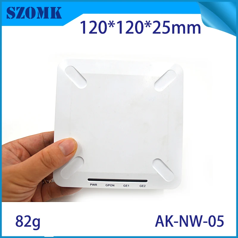 

1 piece led strip enclosure electronics plastic enclosure plastic network enclosure 120*120*25 mm szomk net working wifi box