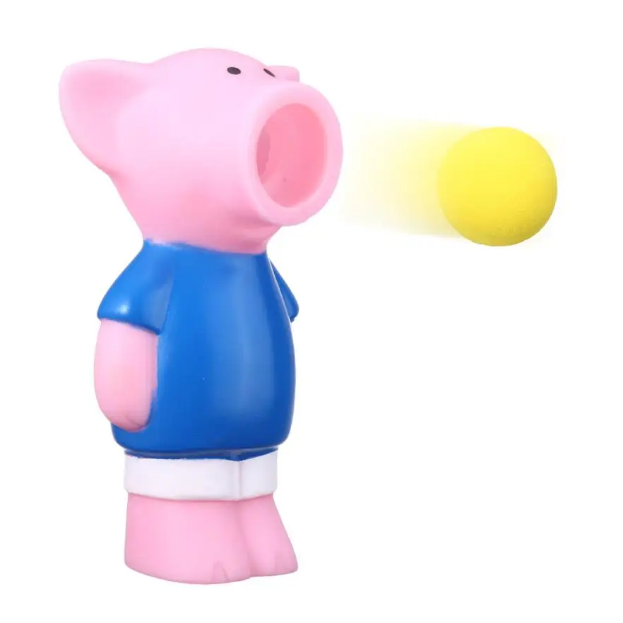 2018 Squeeze Toy Spit Balls Pig Popper Toys Launching Creative Office