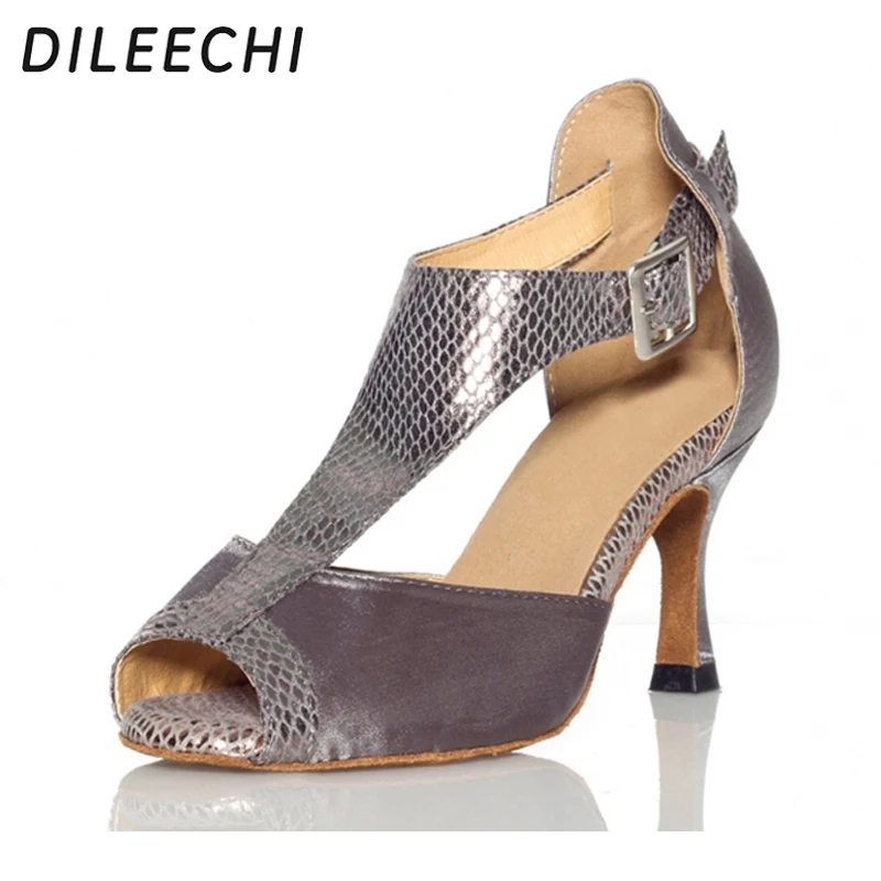 Туфли DILEECHI женские атласные на высоком каблуке 8 5 см|dance shoes high heel|shoes salsadance salsa |