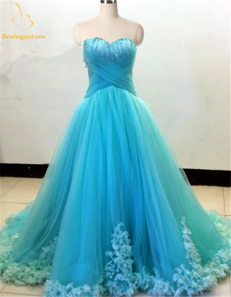 2018 Gorgeous Turquoise Quinceanera Dresses Beaded Ball ...