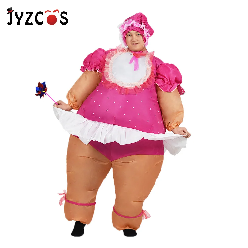 Kopen Jyzcos Babypop Kostuum Opblaasbare Kostuum Baby Cosplay Pak Vieren Baby Geboorte Party Fancy Dress Lucht Geblazen Outfit Promotie