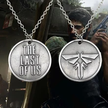 The New Last Survivor Logo The Last Of Our Brand Round Pendant Necklace Ladies Men's Alloy Ancient Silver Movie Jewelry Gift the last survivor