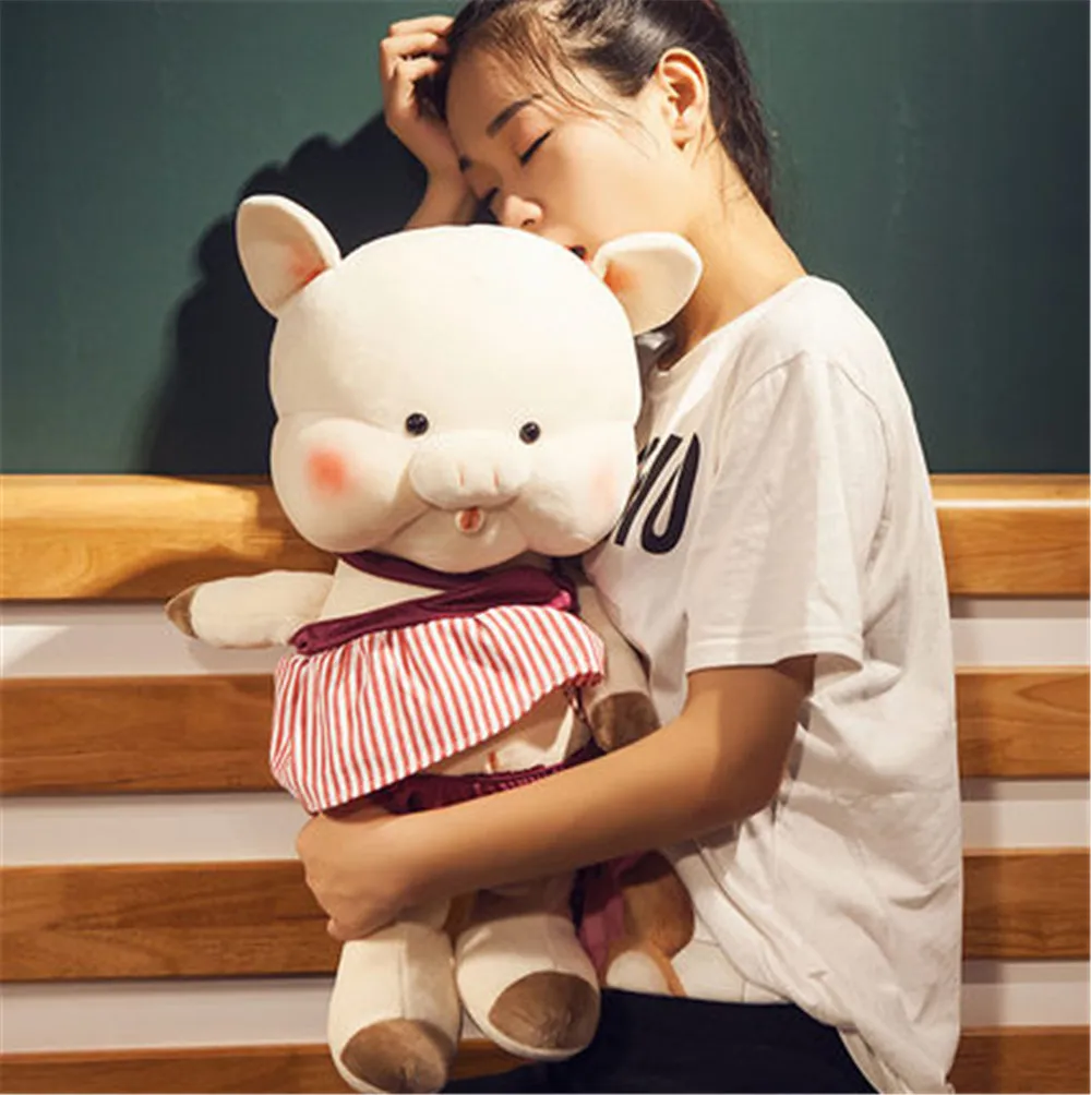 Fancytrader Soft Stuffed Pig Plush Animals Toy Big Fat Piggy Doll 50cm Kids Birthday Christmas Gift6