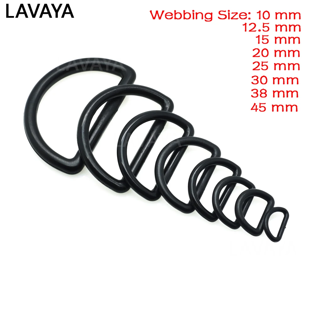 Mid weight D ring Dee Rings for webbing strapping 50pcs-1.5'' 38mm 