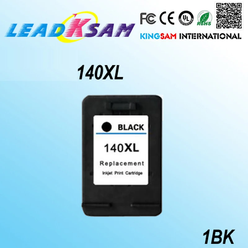 1 шт. 140 Черный картридж совместимый для hp140 CB335HE OfficeJet J6413 J5783 C4275 C4283 C4343 D5360 D5363 D4260 D4263
