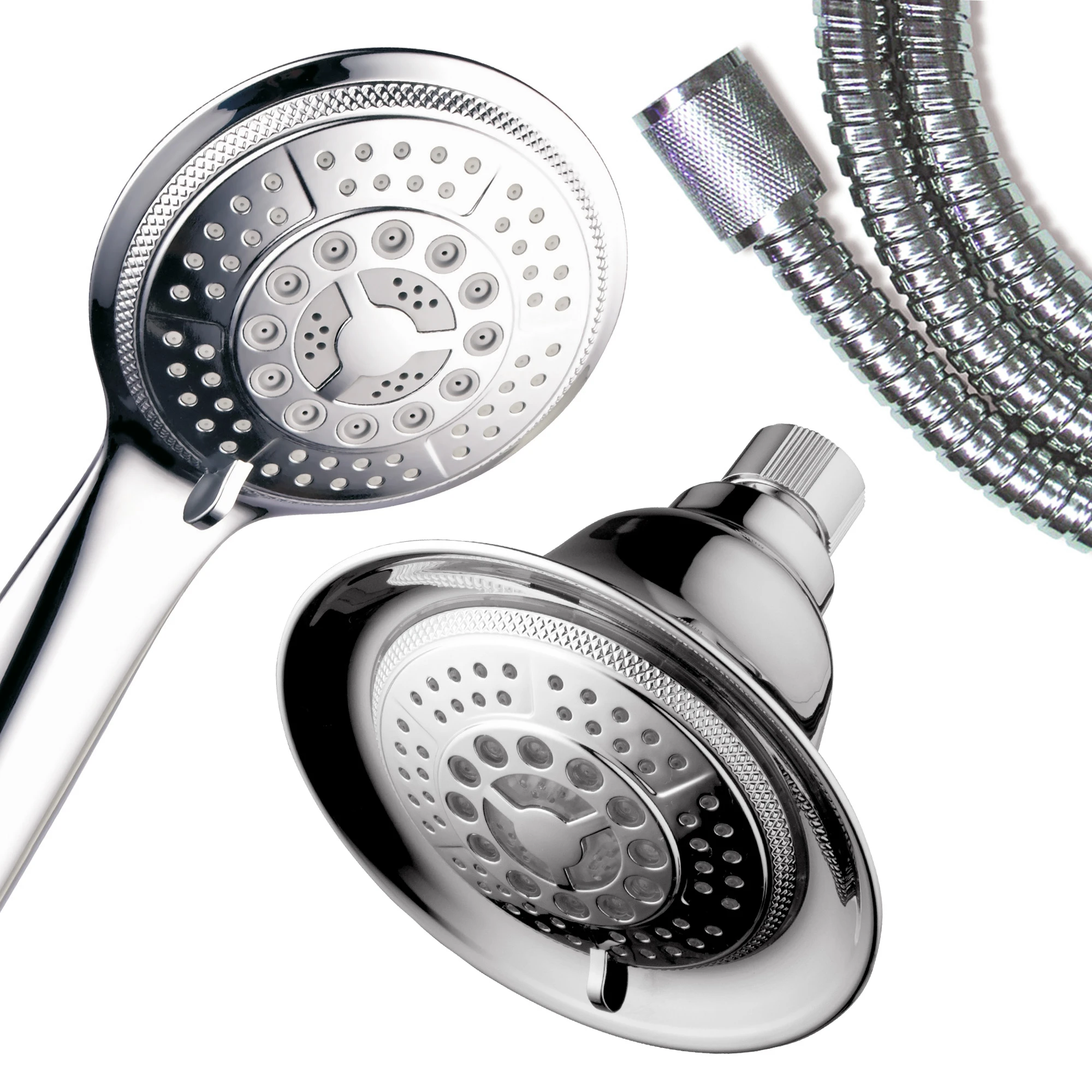 HotelSpa Luxury Shower Combo with 5 5-setting LED Shower head and 5-setting Hand Shower (5)