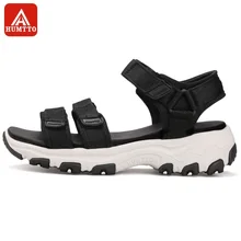 HUMTTO/женские пляжные сандалии для улицы; быстросохнущие; Прочные; летние; нескользящие; светильник с амортизацией; Водонепроницаемая пляжная обувь