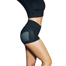 Женские короткие штаны для йоги женские фитнес короткие геометрические колготки Лосины спортзал Йога женские эластичные уличные спортивные полосатые шорты