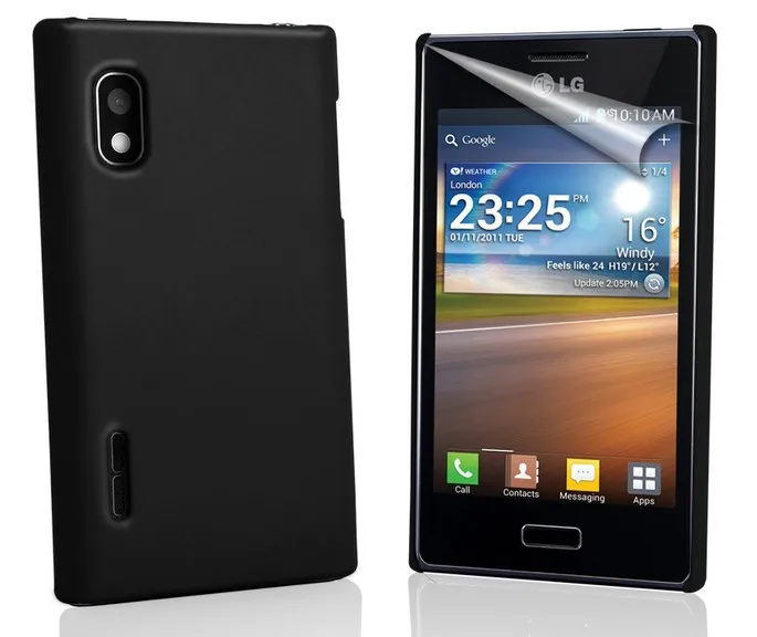 

Hybrid Hard Case Cover For LG E610 E612 Optimus L5 Matte Case