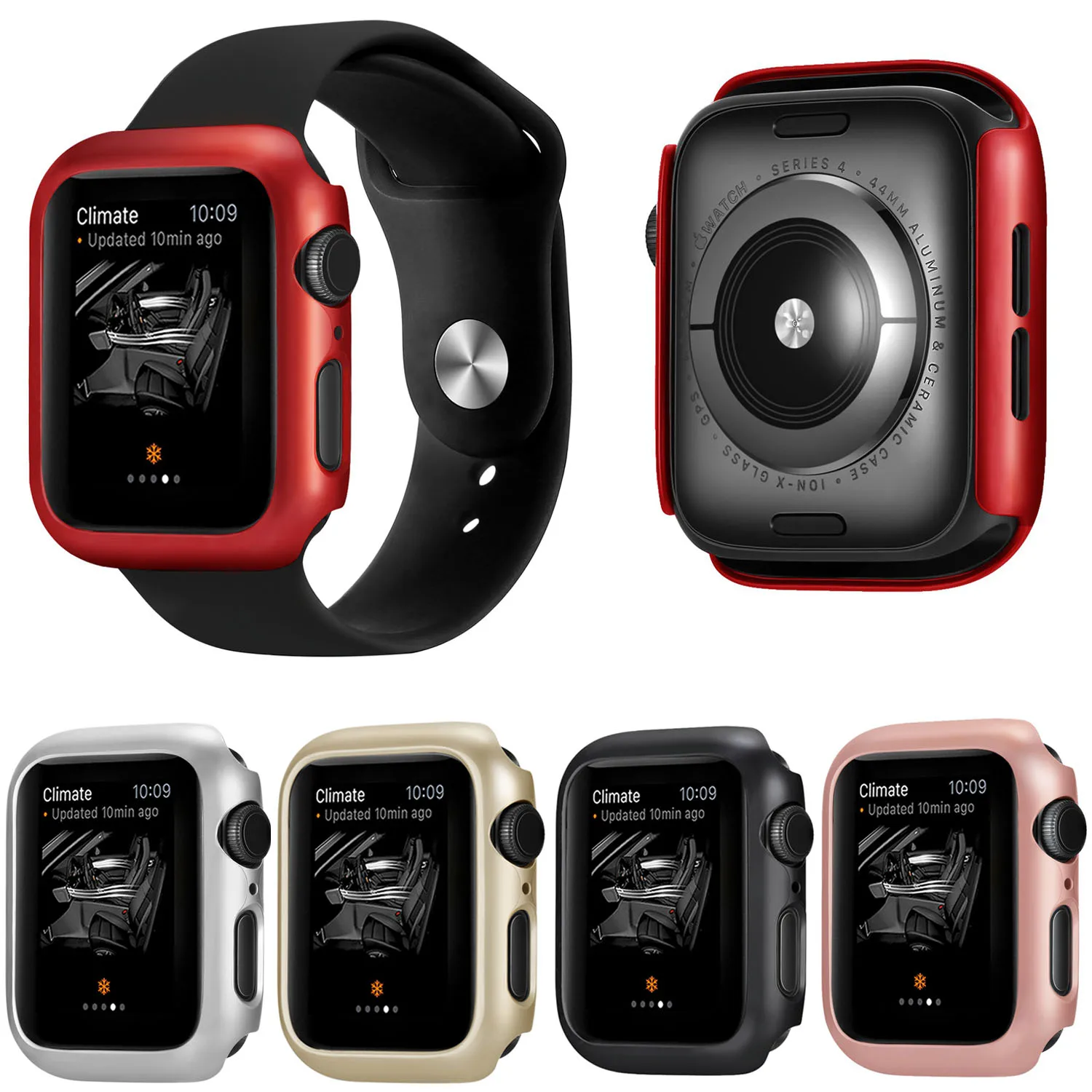 Для Apple Watch Series 4 Чехол защитный бампер рамка чехол для iWatch 44 мм 40 | Наручные часы