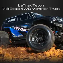 Traxxas Latrax Teton, 1/18 масштаб 4WD Monster Truck RTR 76057-1 быстрая, автомобиль на радиоуправлении