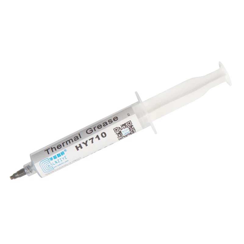 

Universal HY710-TU 20g Thermal Grease Silver CPU Chip Heatsink Paste Thermal Grease For PC CPU Heatsink Graphics Card