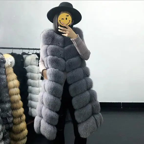 Clobee Plus Chaud De Gilet Z251 Vestes Manteau D'hiver Faux Taille 2019 La Femme Femmes Gilets Fourrure Artificielle HqTwgrCH7