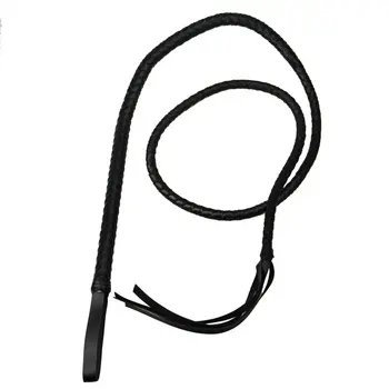 Long bdsm Whip bondage erotic riding horse crop hunting Fetish Leather Spanking Paddle pony play Flogger sex toys for couples 2