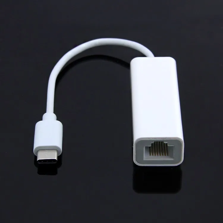 USB C USB 3,1 type C RJ45 Ethernet сетевой адаптер для Macbook Air Pro другой тип C компьютер для использования проводной Интернет-кабель Белый