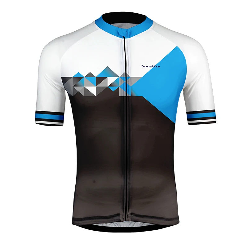 Fietskleding wielrennen zomer heren набор RUNCHITA Pro велосипедная футболка комплект с коротким рукавом equipacion ciclismo verano hombre - Цвет: Jersey    F