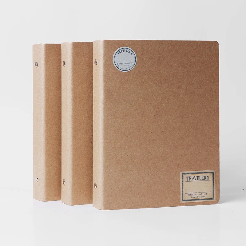 Japanese Simple Style 2017 2018 New Vintage Kraft Blank Spiral Binder