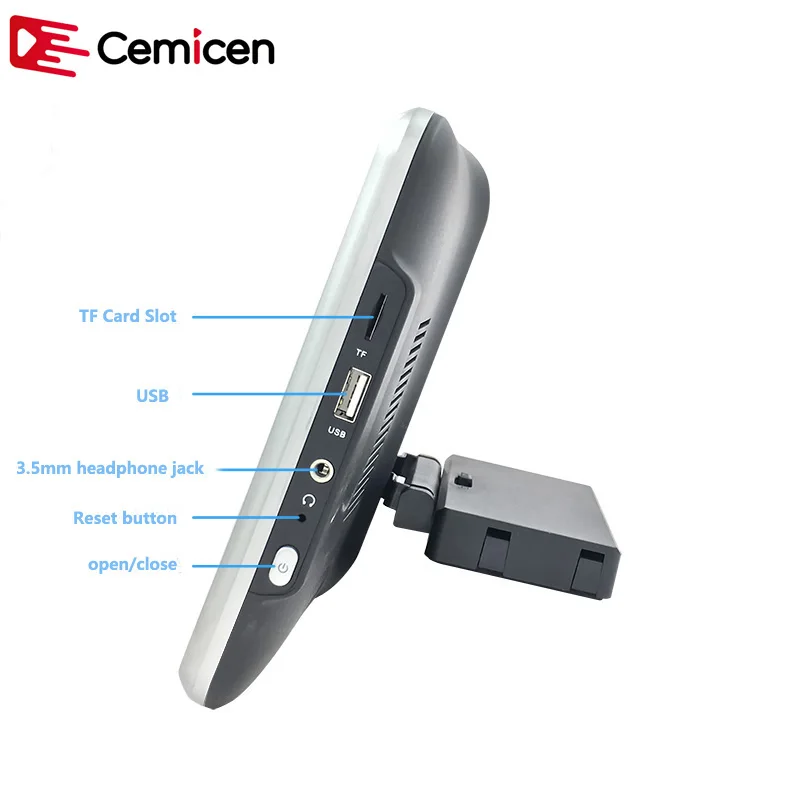 Cemicen 10 6 дюймовый Android 0 3G WIFI Автомобильный подголовник монитор HD 1080P видеоплеер с