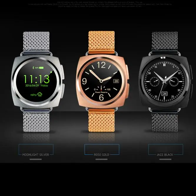 Новинка года; Роскошные Водонепроницаемый A11 Bluetooth Частота сердечных сокращений Смарт наручные часы для IOS и Android телефон Montres intelligents polsino
