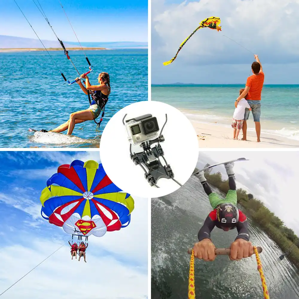 Soporte de plástico Adaptador Kite Surf línea de montaje para Hero 1 2 3 3 4 hchgbe