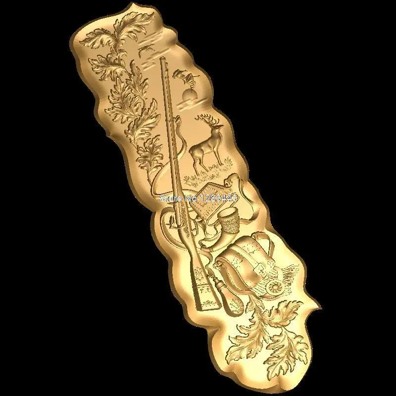 Ohota Панель 3d модель STL рельеф для ЧПУ формат stl artcam vectric aspire|stl relief|3d model stlmodel |