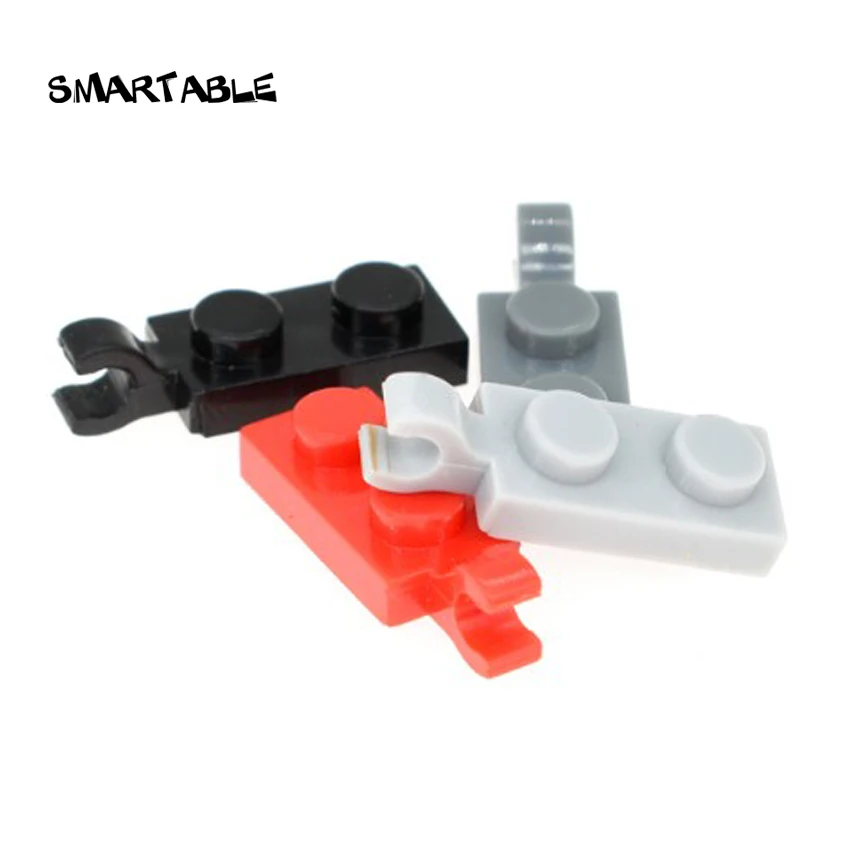 

Smartable Plate Special 1x2 With Clip Horizontal Building Blocks MOC Parts Toys For Kids Compatible 63868 80pcs/lot