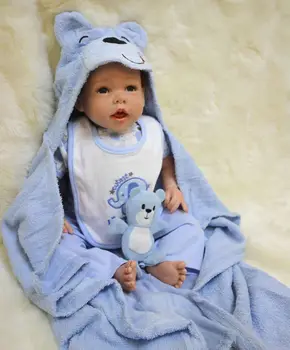 

18-inch 47-inch silicone babe reborn doll, lifelike baby-born baby and vinyl silicone, children's toys christmas gift