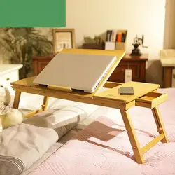 Специальные бамбуковые доски простой Регулируемый регистрации Главная современный простой складной ленивый ноутбук стол кровать с