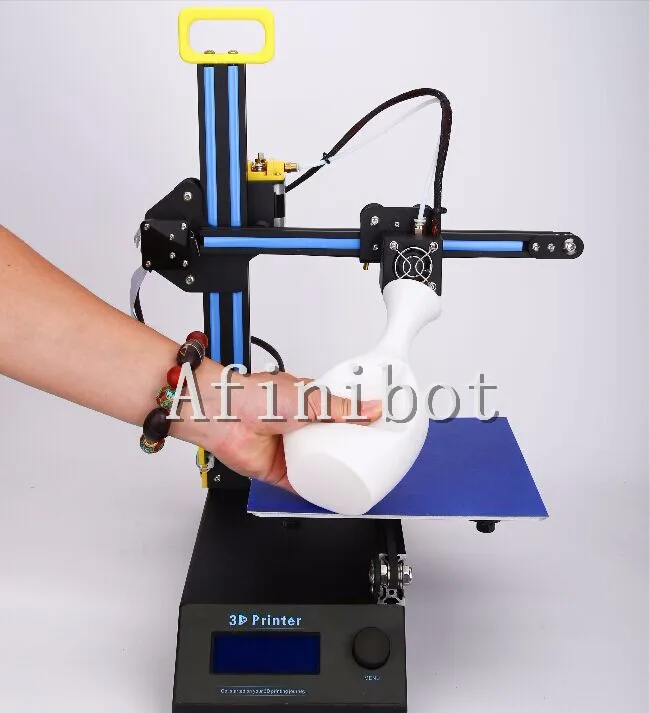  Upgraded Quality High Precision Reprap Prusa i3 Vesion Portable Mini Laser DIY Impresora 3D Printer Kit 8GB SD card and LCD  