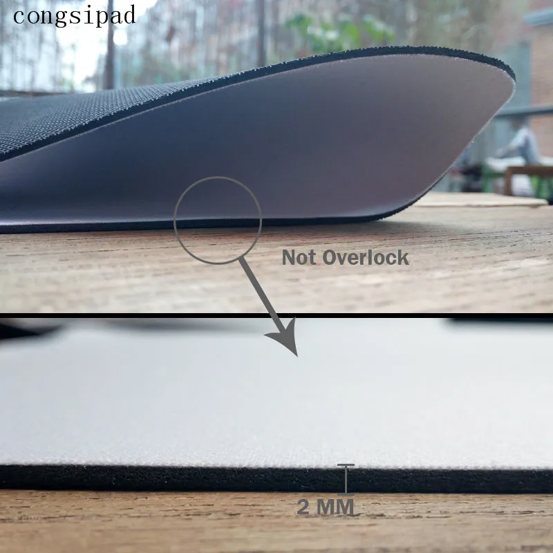 Congsipad горячая Распродажа резиновый для игровой мыши коврик на заказ 220х180мм