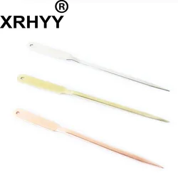 XRHYY Pack Of 3 Letter Openers Stainless Steel Lightweight Hand Envelope Slitter Envelope Opener ( Three Colors )