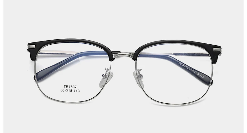 Высококачественные очки с прозрачными линзами, Дамская оправа из сплава, мужские оправы для очков, компьютерные очки, оправа для женщин, ультралегкие