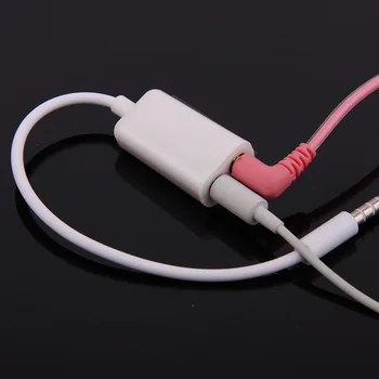

Multifaction Useful New arrival 1 PCS White Universal 3.5mm 1 Male to 2 Female Audio Headphone Splitter Adpater Cable