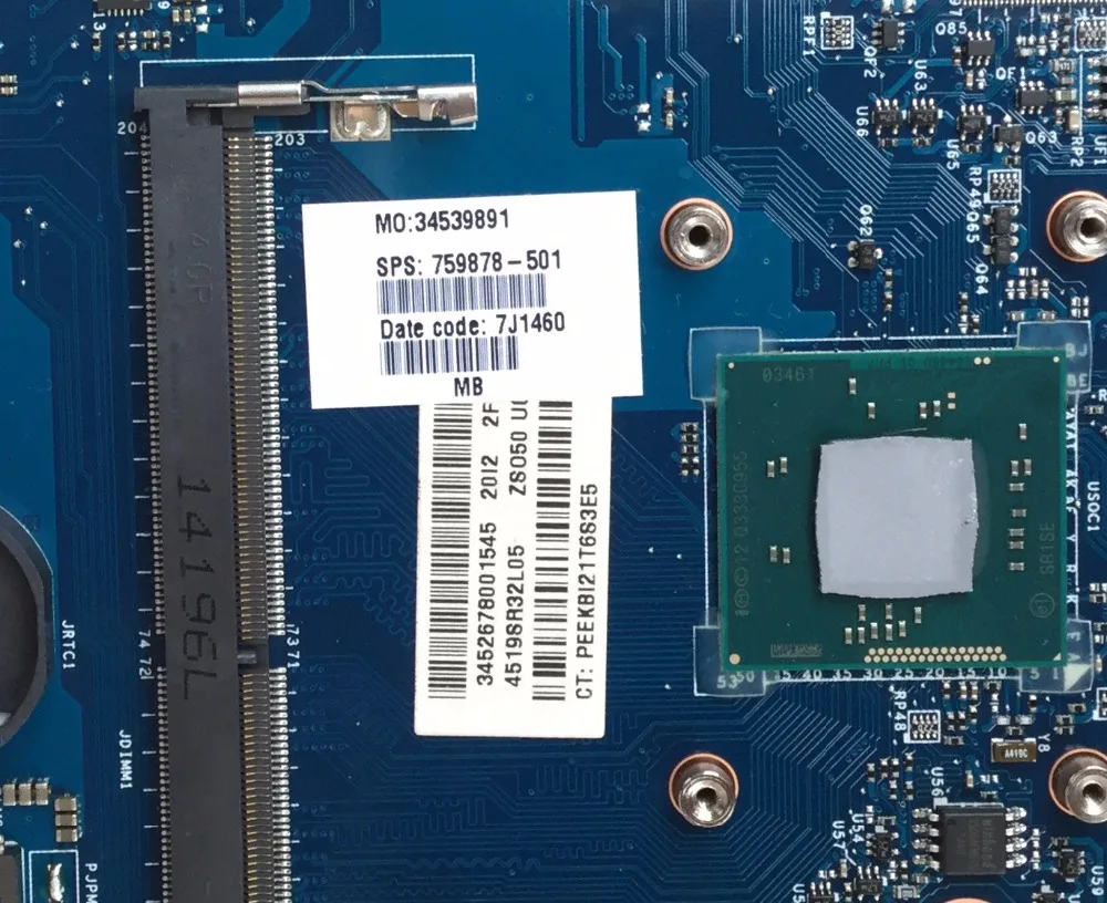 Высокое качество для HP 15 R 759878 501 001 ZS050 LA A994P материнская плата ноутбука SR1SE N3520 DDR3 100%