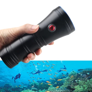 

3 Mode Strong lights Diving Flashlight Waterproof 100m 10W L2 LED White torch Rechargeable for 18650 Outdoor diving flashlight