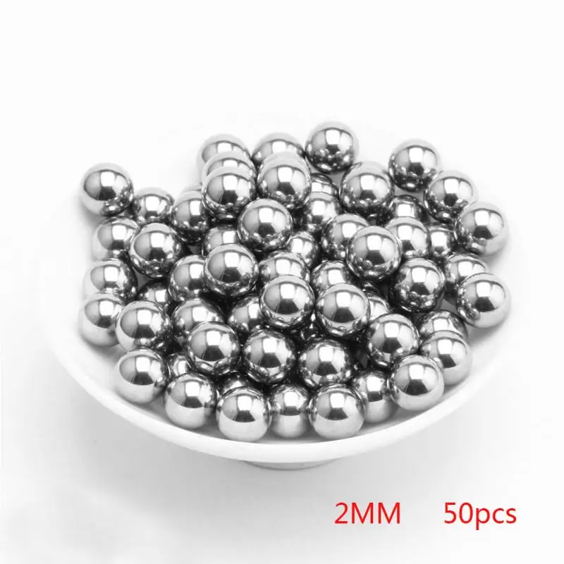 

50/200pcs Shooting Paintballs Dia Bearing Balls Stainless Steel Precision 2/3/4/5/6mm for Bicycles Bearings Shot balls