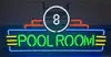 Custom Pool Room 8 Glass Neon Light Sign Beer Bar