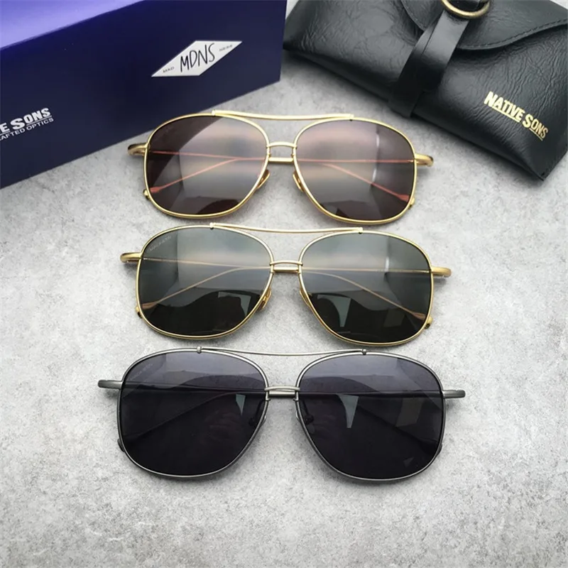 Aviation Sunglasses B Pure Titanium Sun Glasses Men Hot Ultralight ...