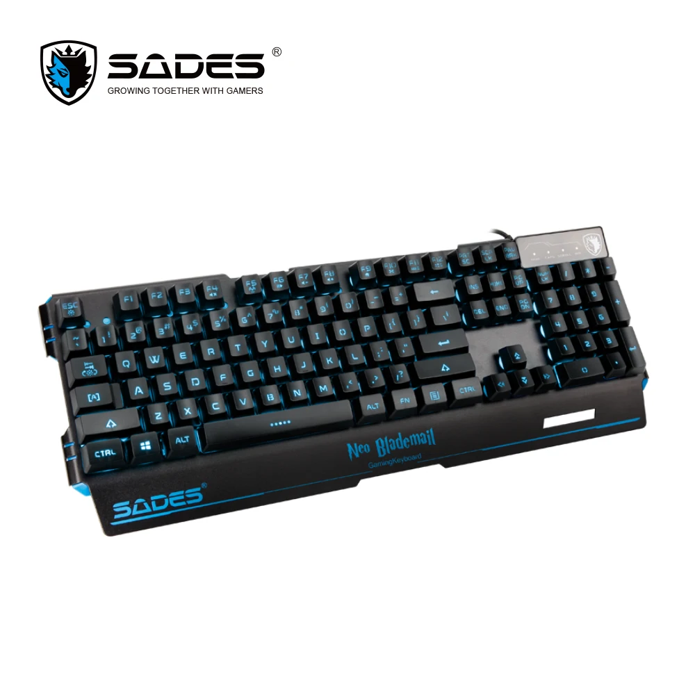 SADES NEO Blademail мембранная клавиатура Мультимедийная Игровая 5 RGB 7 цветов