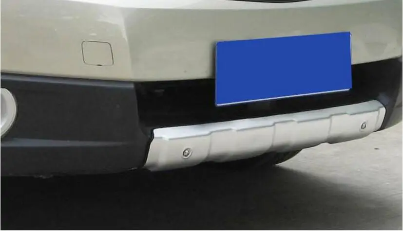 Защитные бамперы из алюминиевого сплава для автомобиля, передние и задние, противоскользящие пластины для Subaru Outback 2009 2010 2011 2012
