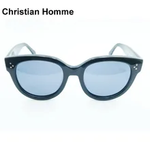 2017 New Hot Sunglasses Christian Homme Brand Sunglasses Women 41755 Sunglasses Top Quality Acetate Polarized Sun Glasses
