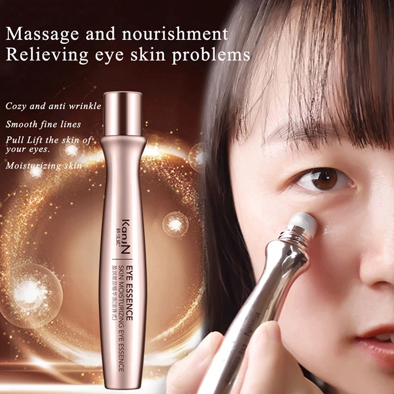 

Eyes care ball design eye essence moisturizing firming eye serum ageless beauty eyes massage improvement dark circle 2019
