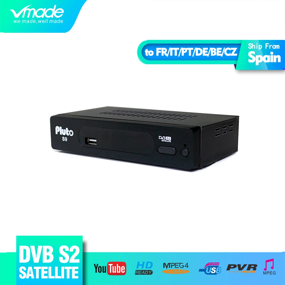 

Vmade Set Top Boxes Full HD Digital DVB S2 Satellite Reciever H.264/MPEG4 Support YouTube PVR CCCAM DVB S2 HD Satellite Receiver