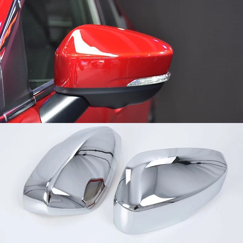 Replacement Covers Silver NO LOGO Safe 2x Chrome Car ABS Side Rearview Mirror Cap Wing Mirror Cover Trim For Mercedes Benz Ml Gl 2013-2016 Gle Gls Class 2015-2017 Color : Silver