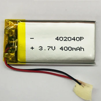 

10 pcs 3.7V 400mAh 402040 Lithium Polymer 402040p 042040 Li-Po Rechargeable Battery cells For Mp3 MP4 MP5 GPS mobile bluetooth