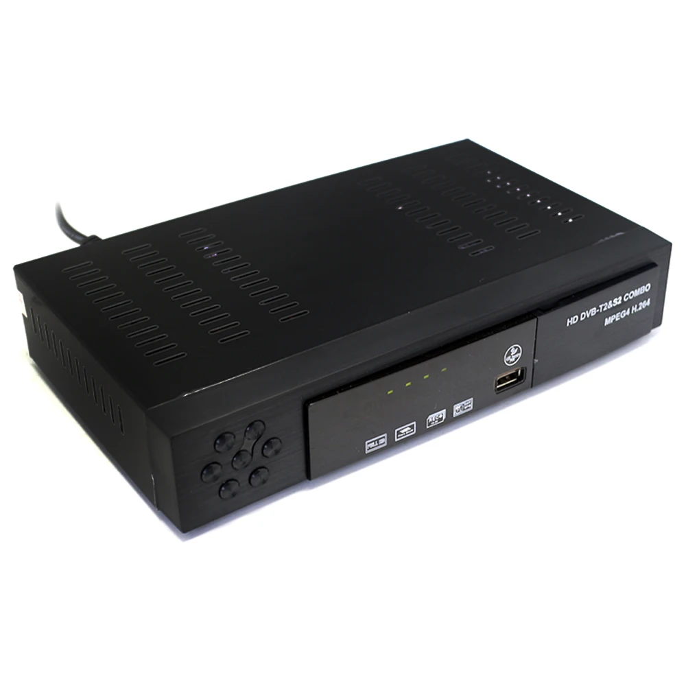 Vmade DVB-T2 DVB-S2 цифровой спутниковый ресивера комбо HD dvb t2 s2 tv box H.264 MPEG-4 1080 P Стандартный телеприставке